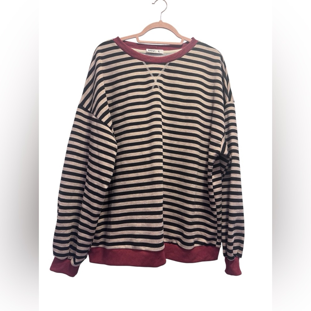 OVERSIZED STRIPED TOP - Picture 4 of 4